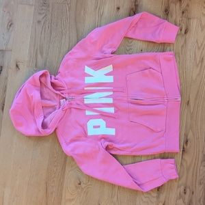 PINK Victoria's Secret Pink Zip Up Hoodie